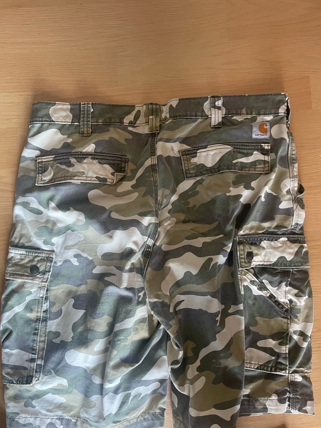 칼하트 카모 카고 반바지 상품이미지2