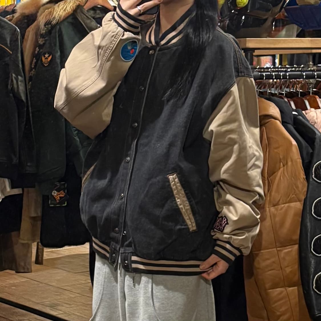 [HI] Tri-Mountain 트라이 마운틴 데님바시티자켓 흑청 상품이미지3