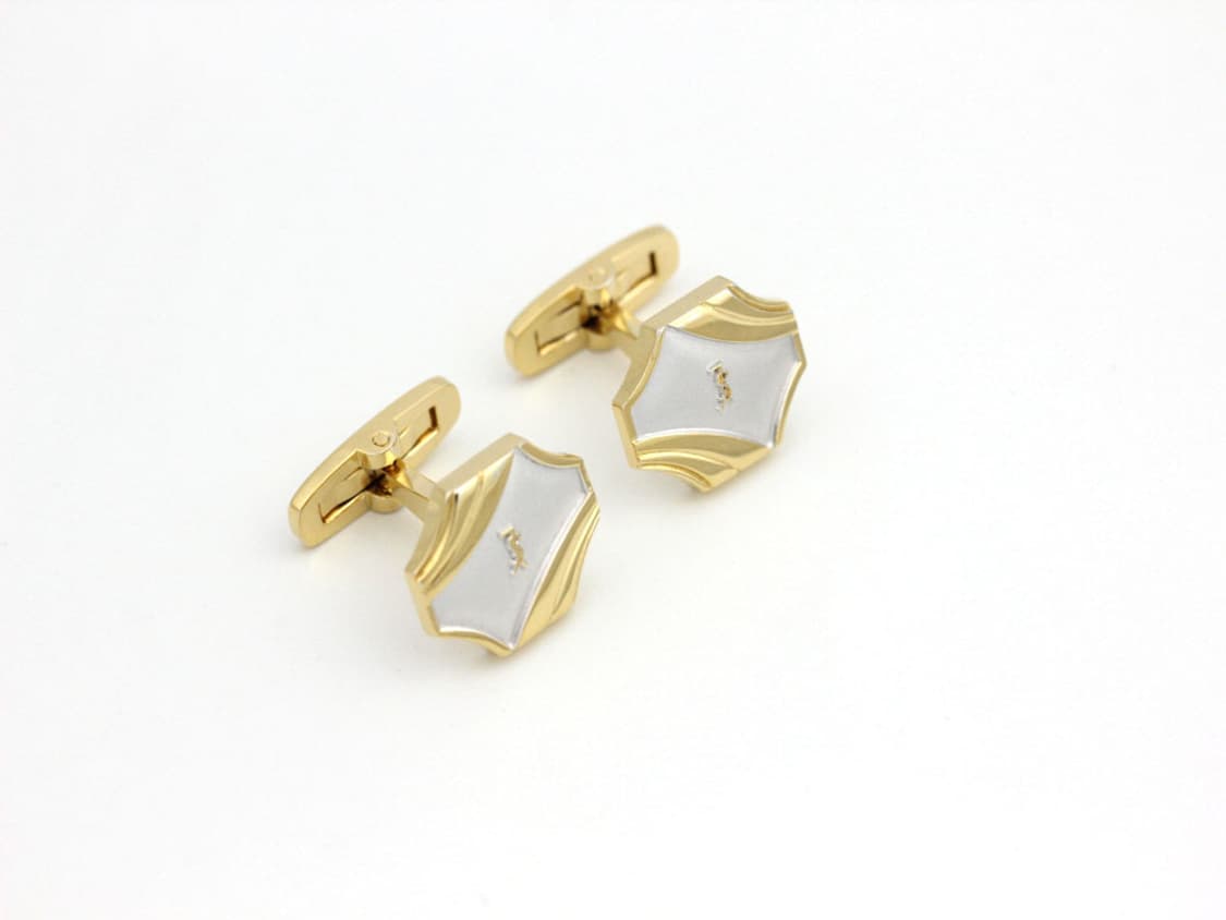 입생로랑 A등급 5cm 남자 명품 넥타이핀 커프스 세트 상품이미지4