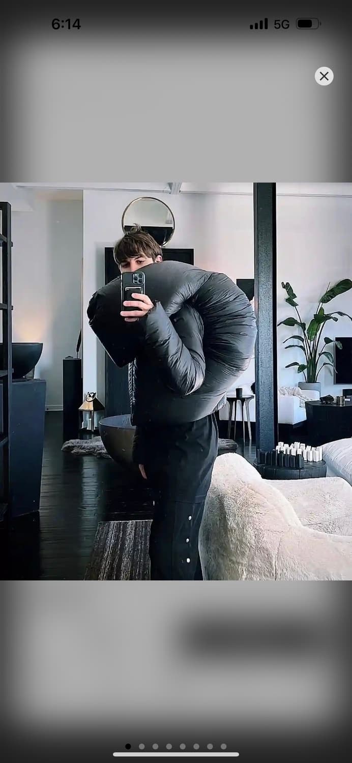 릭오웬스 22FW 도넛 패딩 52사이즈 상품이미지1