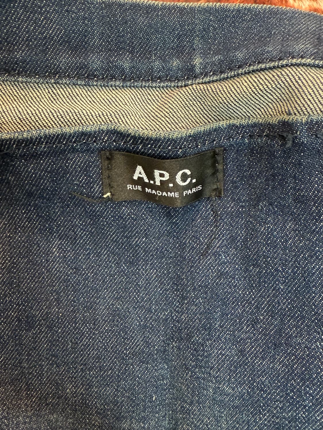 APC 아페쎄 빈티지 다니엘라 데님 인디고 토트백  상품이미지3