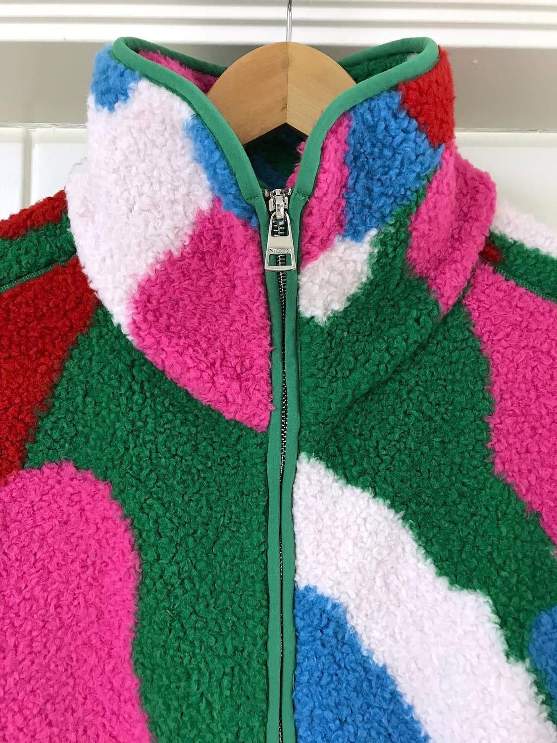 @새상품@ JW앤더슨 오버사이즈 플리스 자켓 멀티컬러 상품이미지7