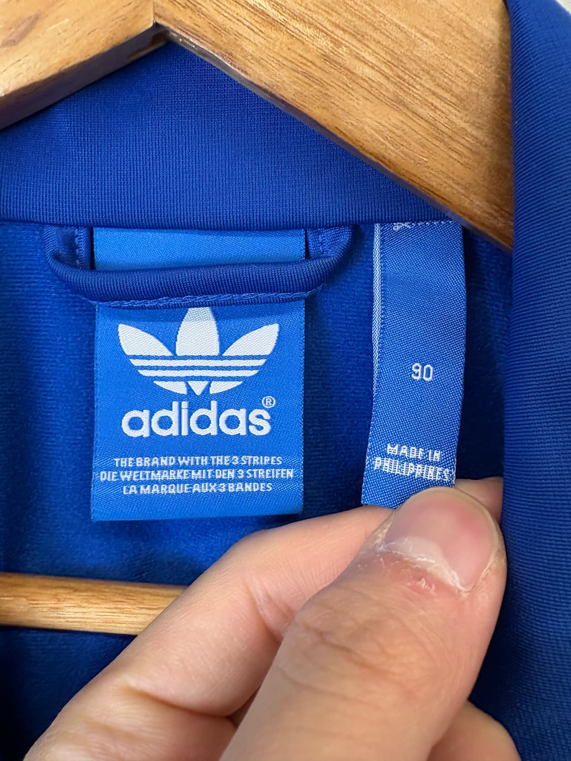 아디다스 구형 파이어버드 블루 트랙탑 져지 상품이미지6