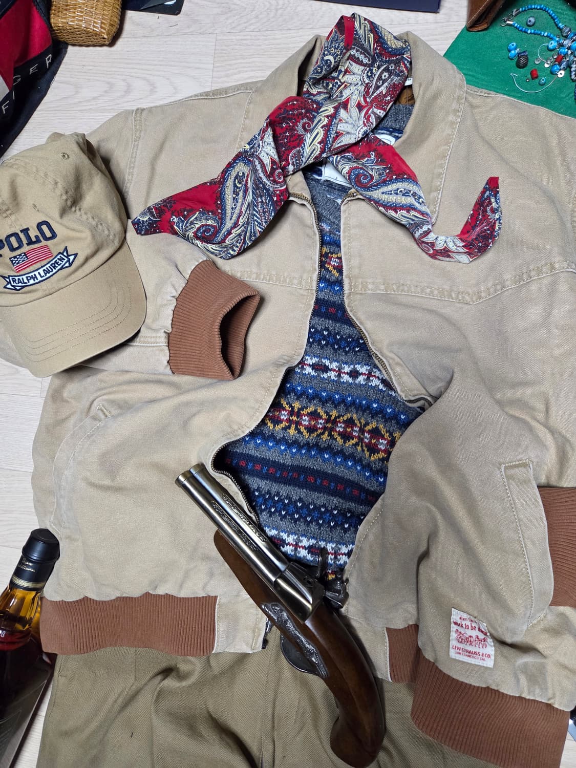 (새상품)LEVIS 점퍼 자켓 라지 상품이미지3