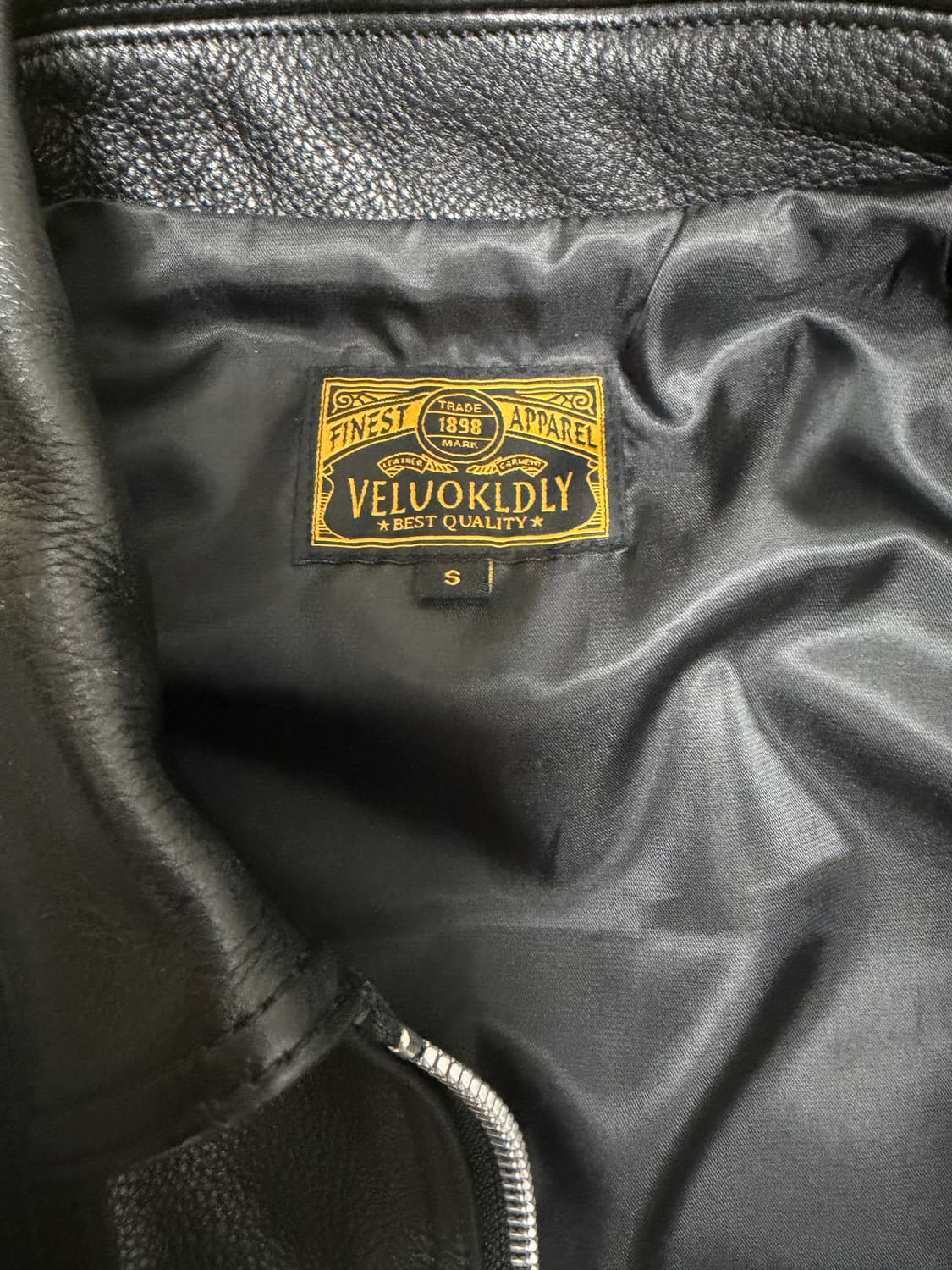 Veluokldly 90년대 홍콩 빈티지 스타일 가죽자켓 상품이미지10