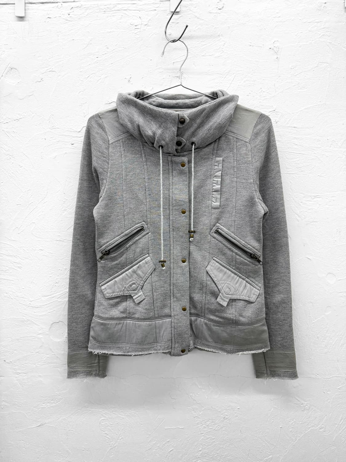 JPN 글리터 포켓 집업 자켓 상품이미지1