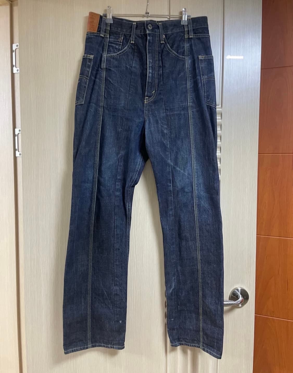 [S]준야 와타나베x리바이스503 절개 데님 키드밀리님 착용 상품이미지2