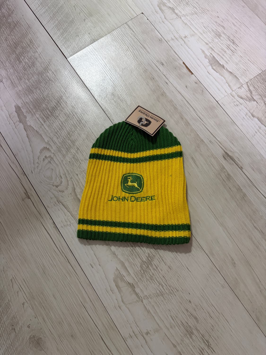 [OS] 존디어 그린 & 옐로우 비니 새상품 상품이미지1