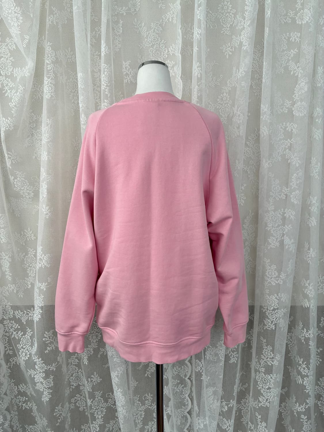 M) 럭키슈에뜨 오버핏 맨투맨 핑크 상품이미지2