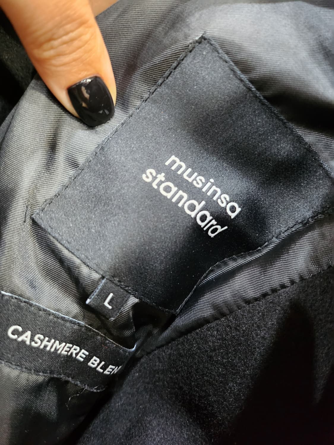 81) 무신사 스텐다드 캐시미어블랜드 남성 코트 상품이미지6