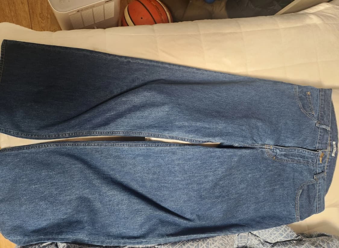 오라리 25ss 데님 와이드 팬츠 상품이미지1