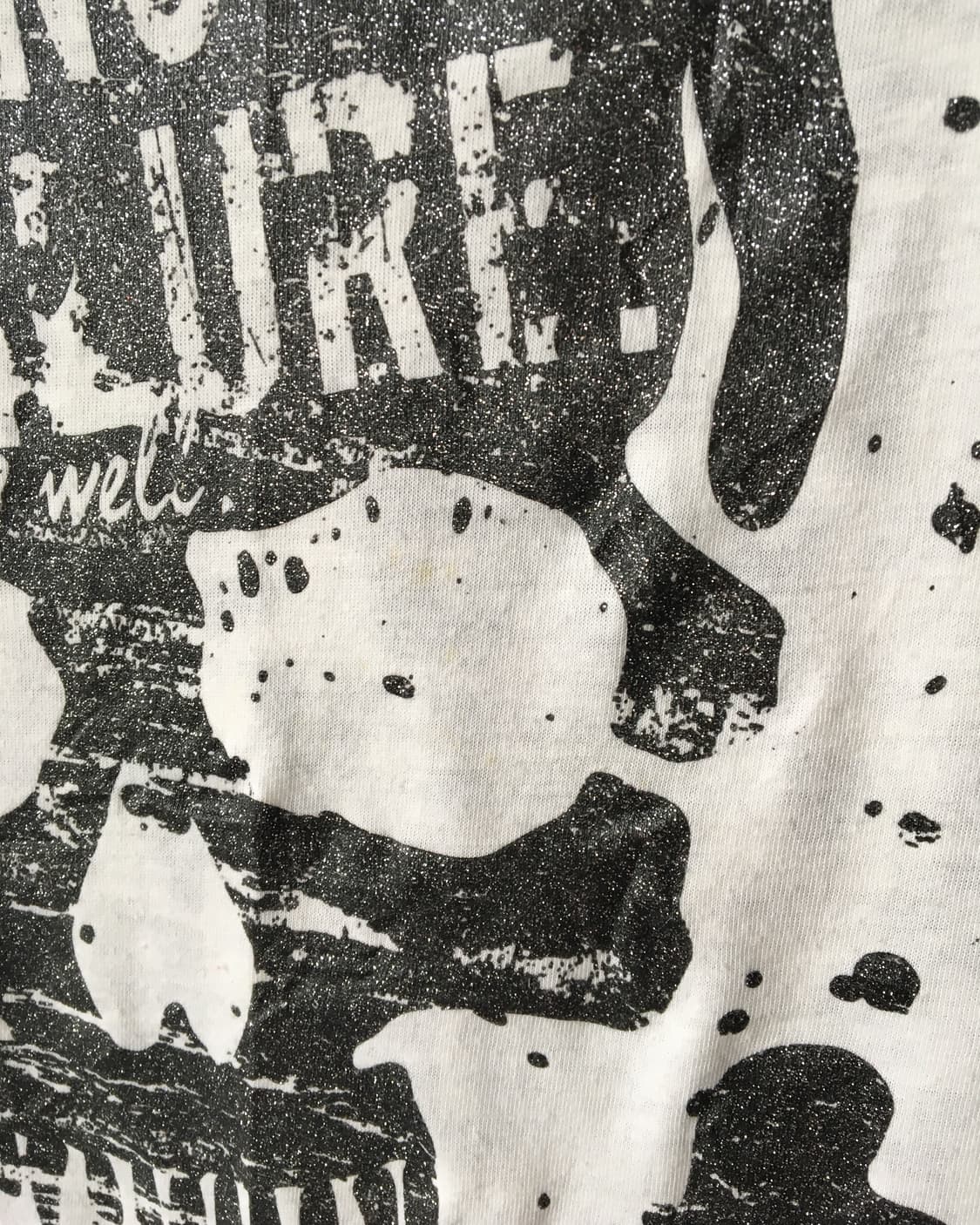 Side shirring skull printing t shirt 상품이미지6