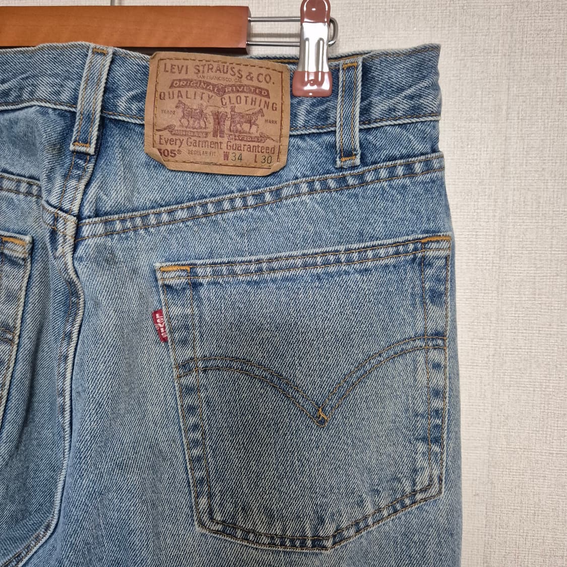 90's Made In USA 리바이스 Levis 501 데님팬츠 상품이미지4