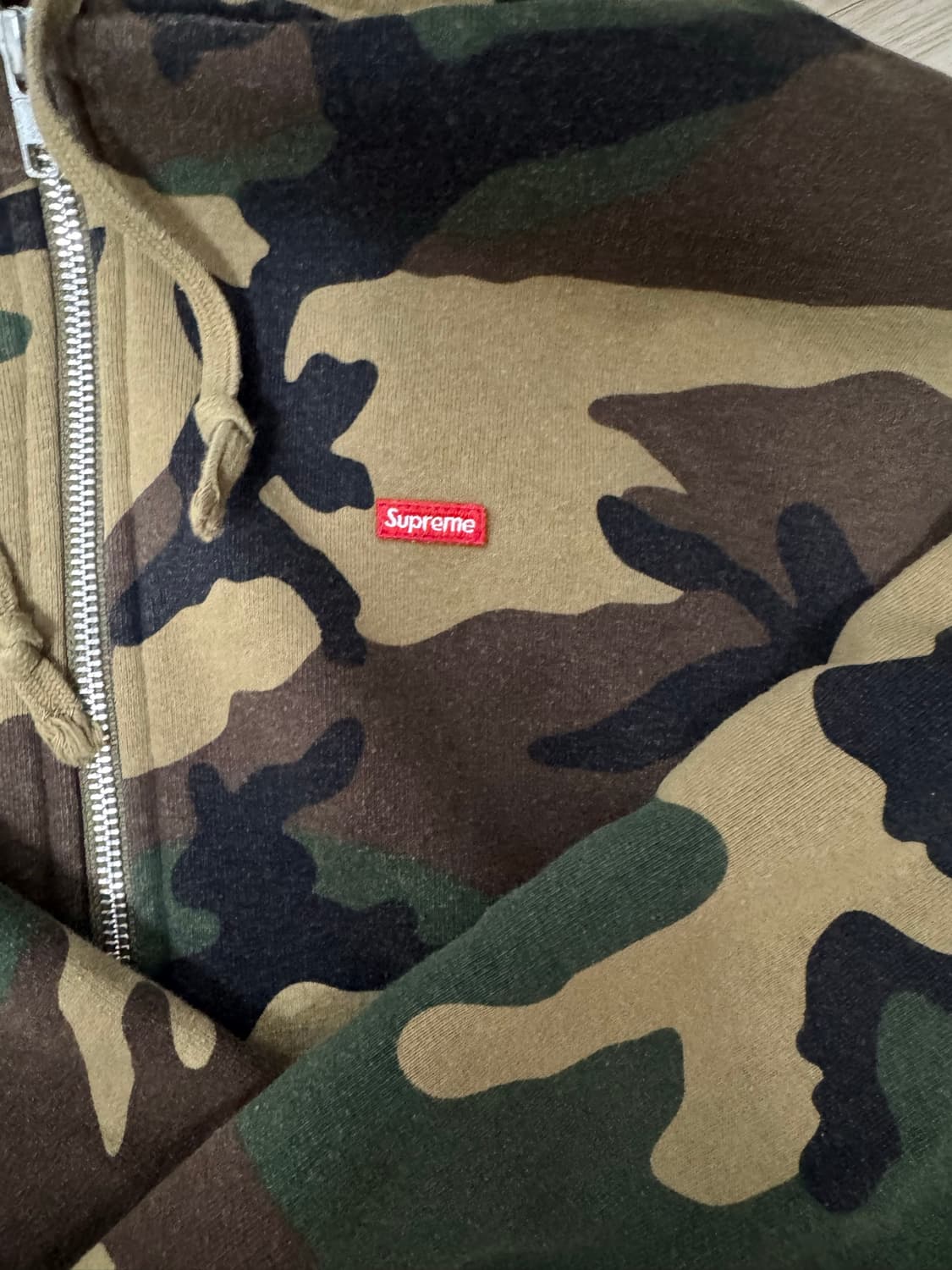 슈프림 스몰 박스 집업 후드 카모 24fw [L] 상품이미지3