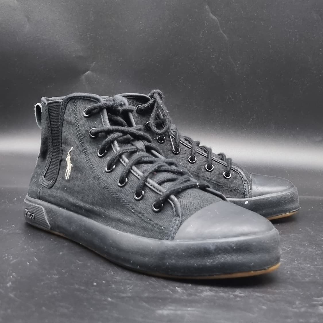 폴로 올블랙 남성하이탑260 상품이미지1