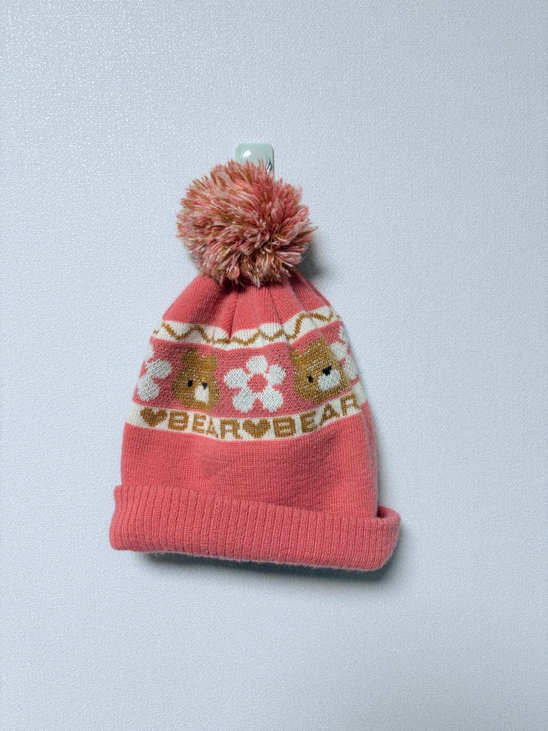 곰돌이 털모자 비니  모리걸  노르딕 일본 빈티지 하구미 리락쿠마 키티  상품이미지1