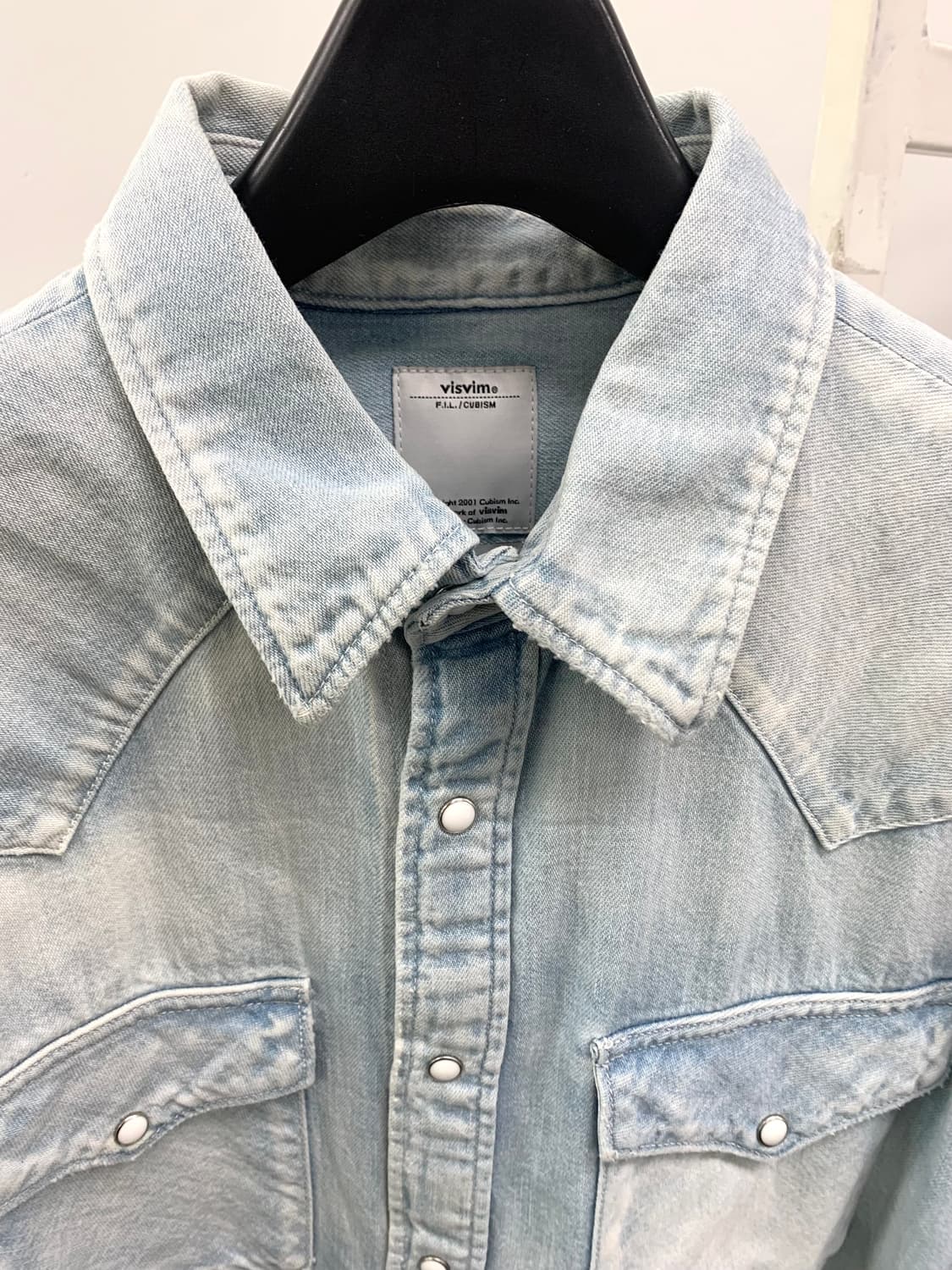 비즈빔 데님 셔츠 1 상품이미지4