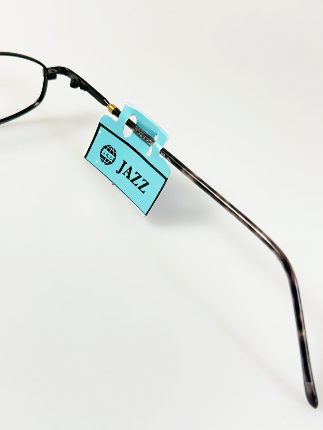 90s JAZZ 블랙 메탈 슬림 스퀘어 프레임 빈티지 안경 상품이미지6