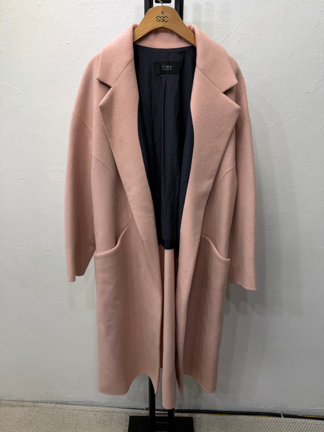 정품) TIME 타임 한섬 여성 핑크색 코트 82 상품이미지1