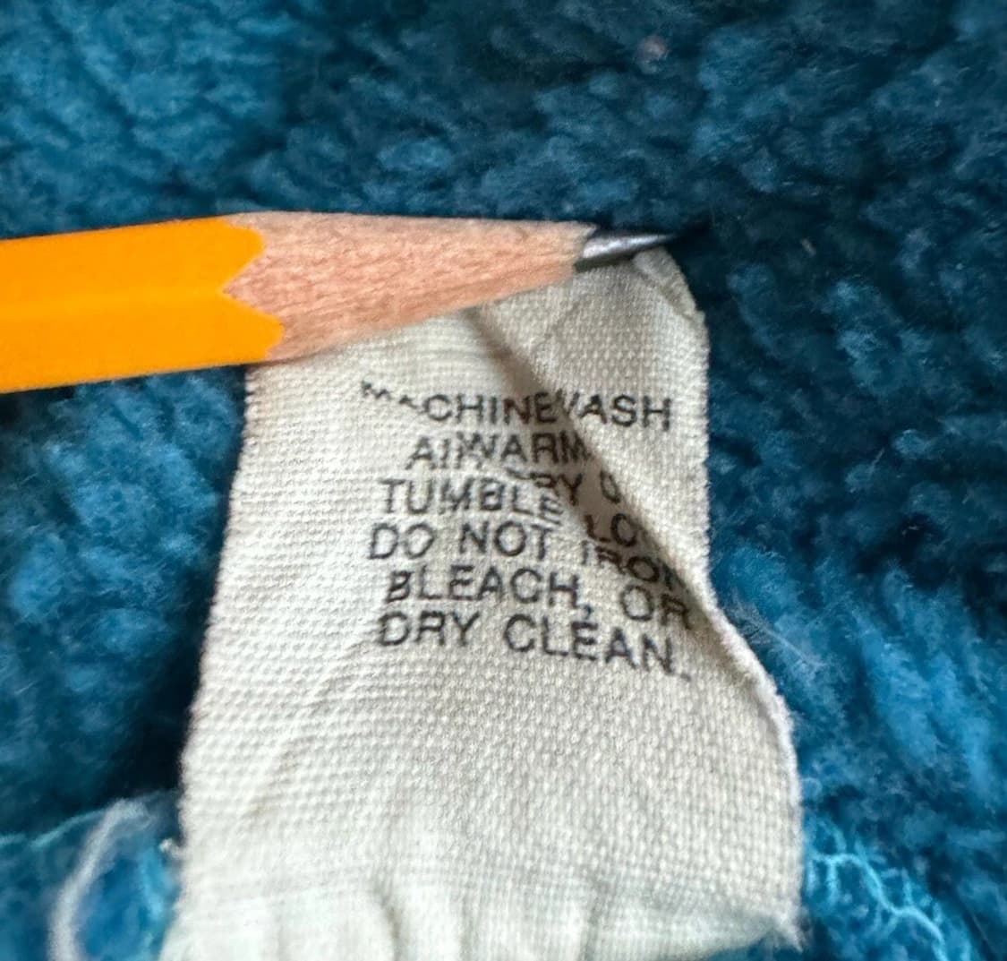 80s 파타고니아 신칠라 스냅-T 블루/퍼플 USA 상품이미지5