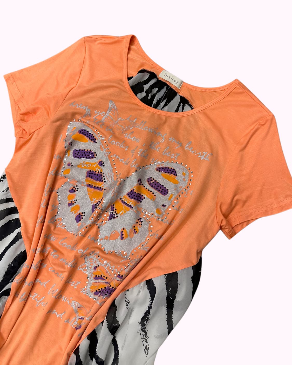 cubic butterfly drape t-shirt 상품이미지2