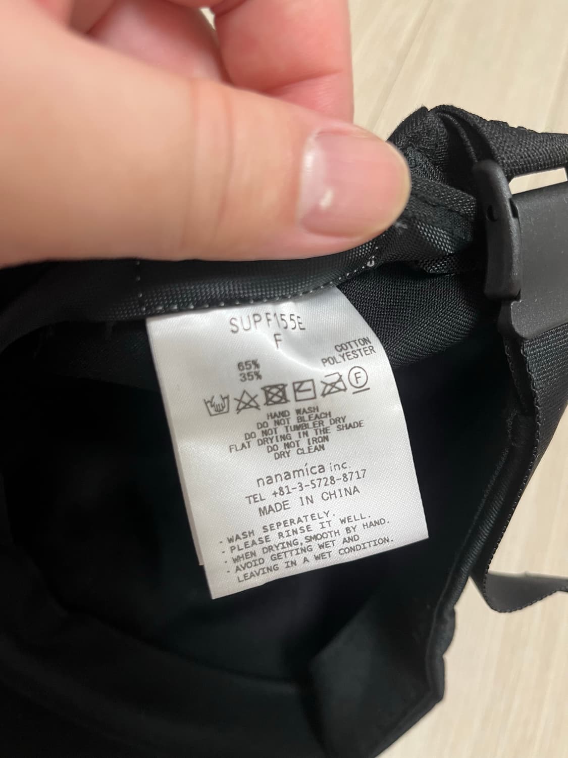 나나미카 로고 자수 볼캡 블랙 상품이미지4