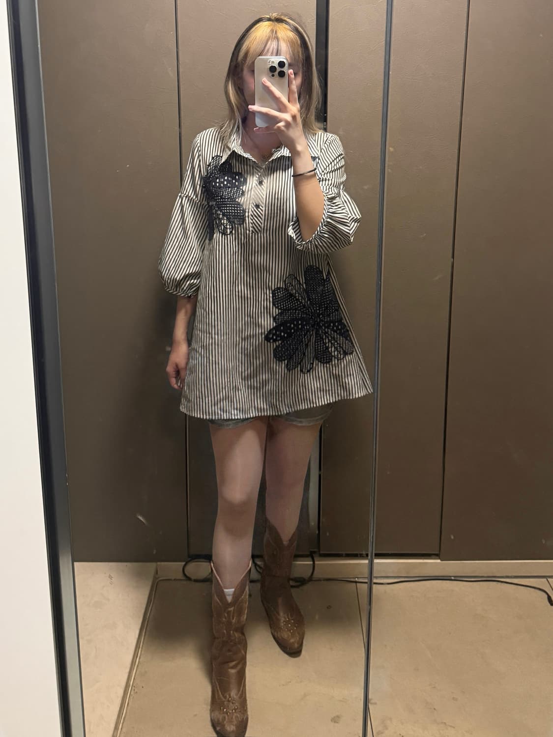 빈티지 셔츠 원피스💙 상품이미지2