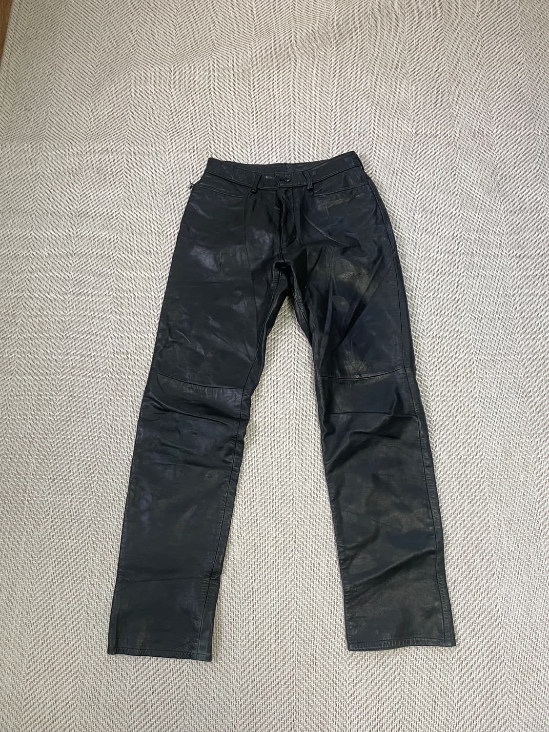 Comme Ca du mode 양가죽 레더 팬츠 J03303 상품이미지1