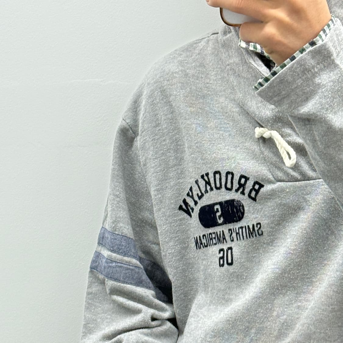 SMITHS 하프 스웨셔츠 긴팔 상품이미지3