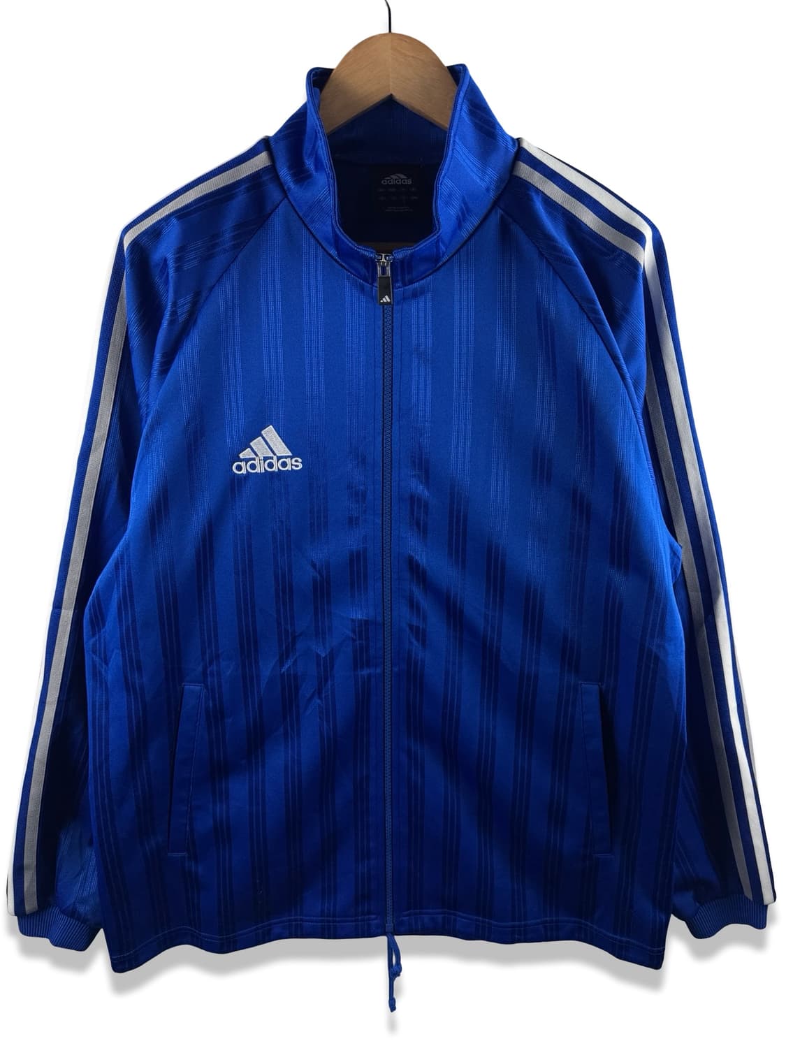 아디다스 블루 백프린팅 트랙탑져지2428 상품이미지2