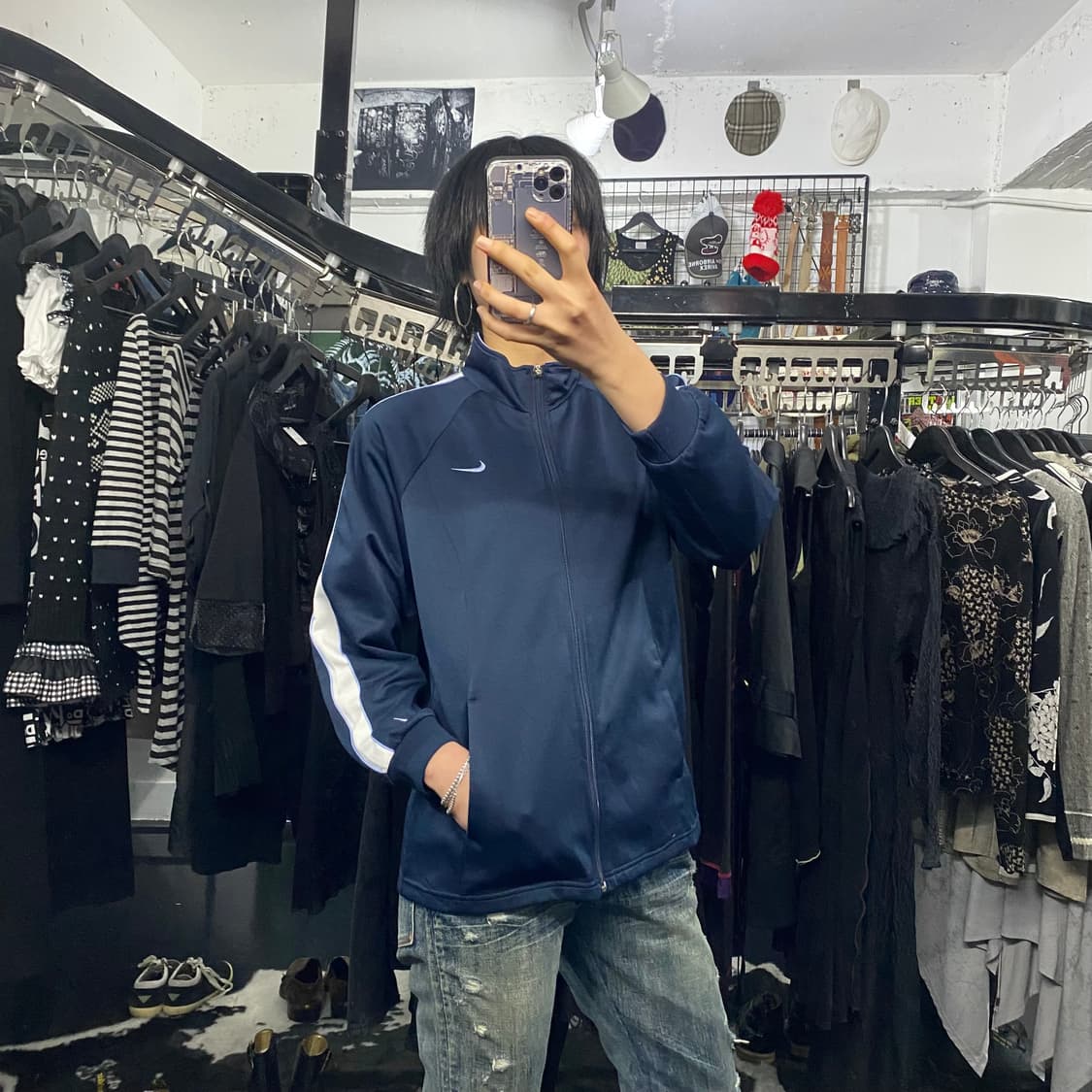 Nike  화이트배색 져지 상품이미지1