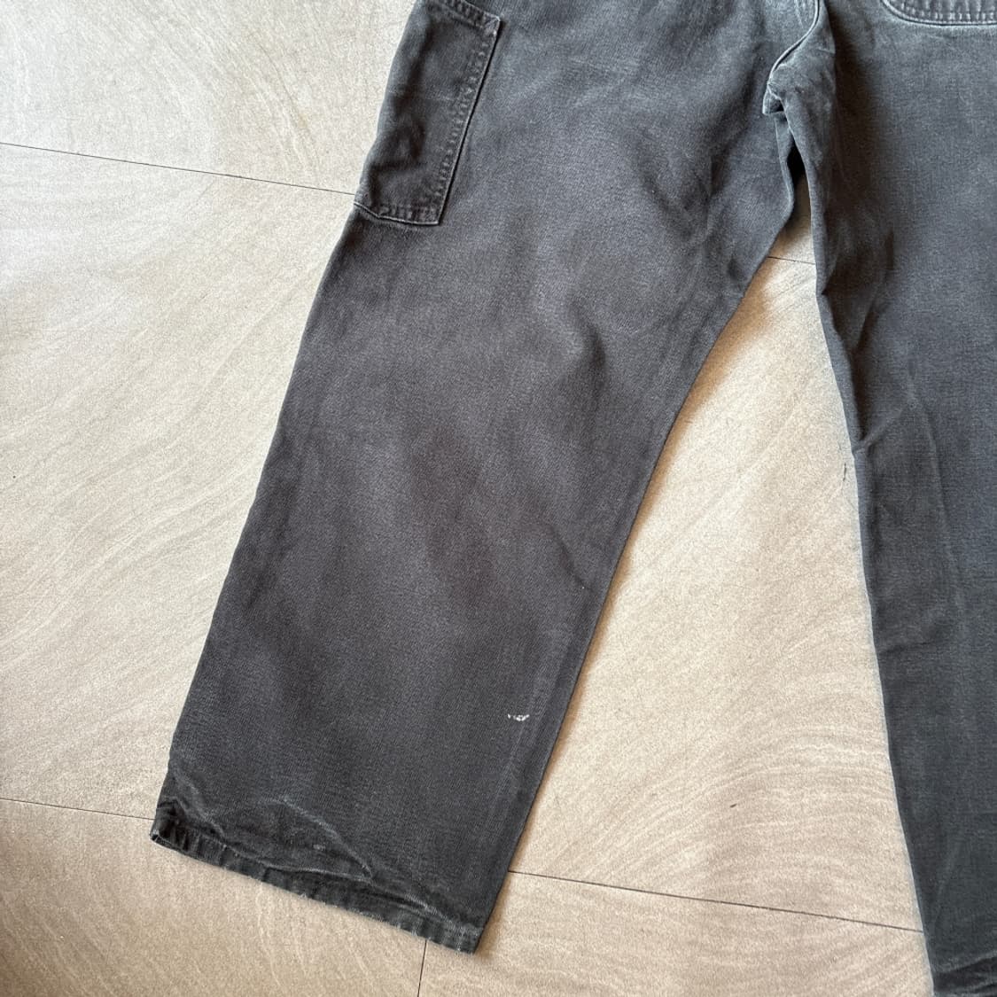 칼하트 오리지널 블랙 싱글니 카펜터 팬츠 바지 상품이미지3