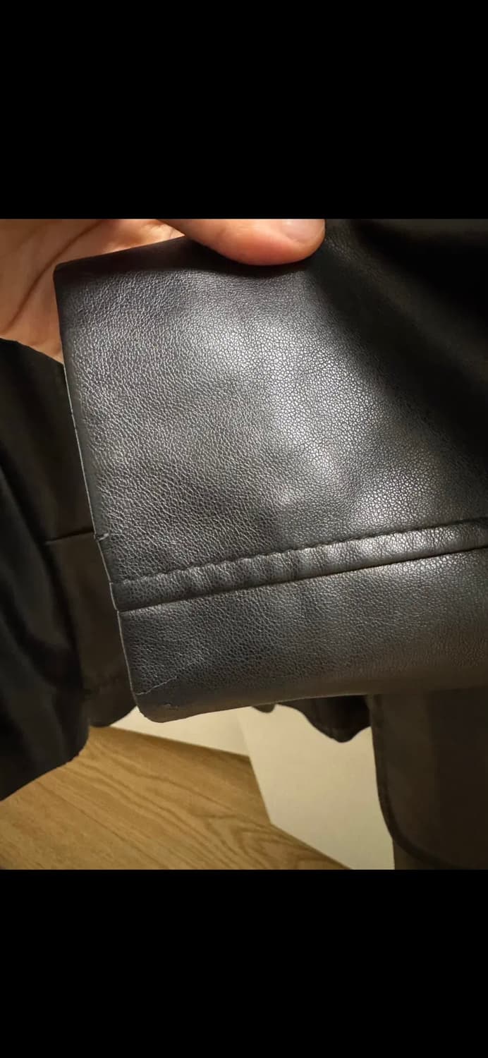 오브네어 ovneir 비건레더자켓 상품이미지6