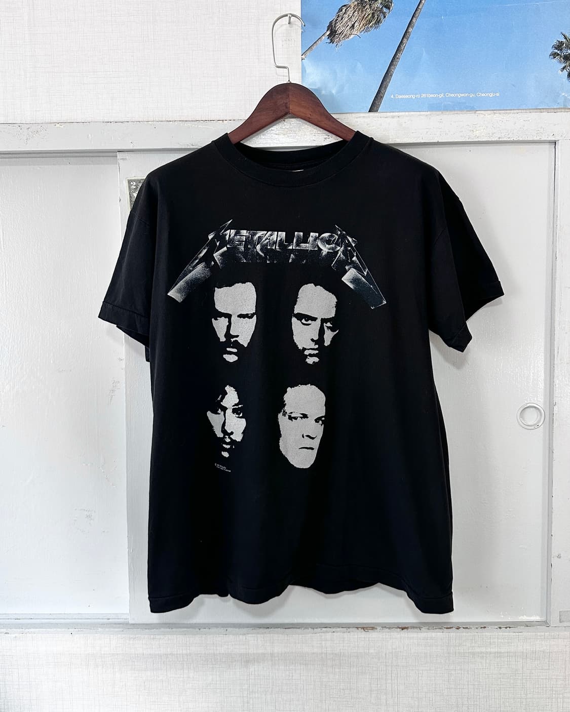 1991 og Metallica eu Tour Band tee,메탈리카 상품이미지2