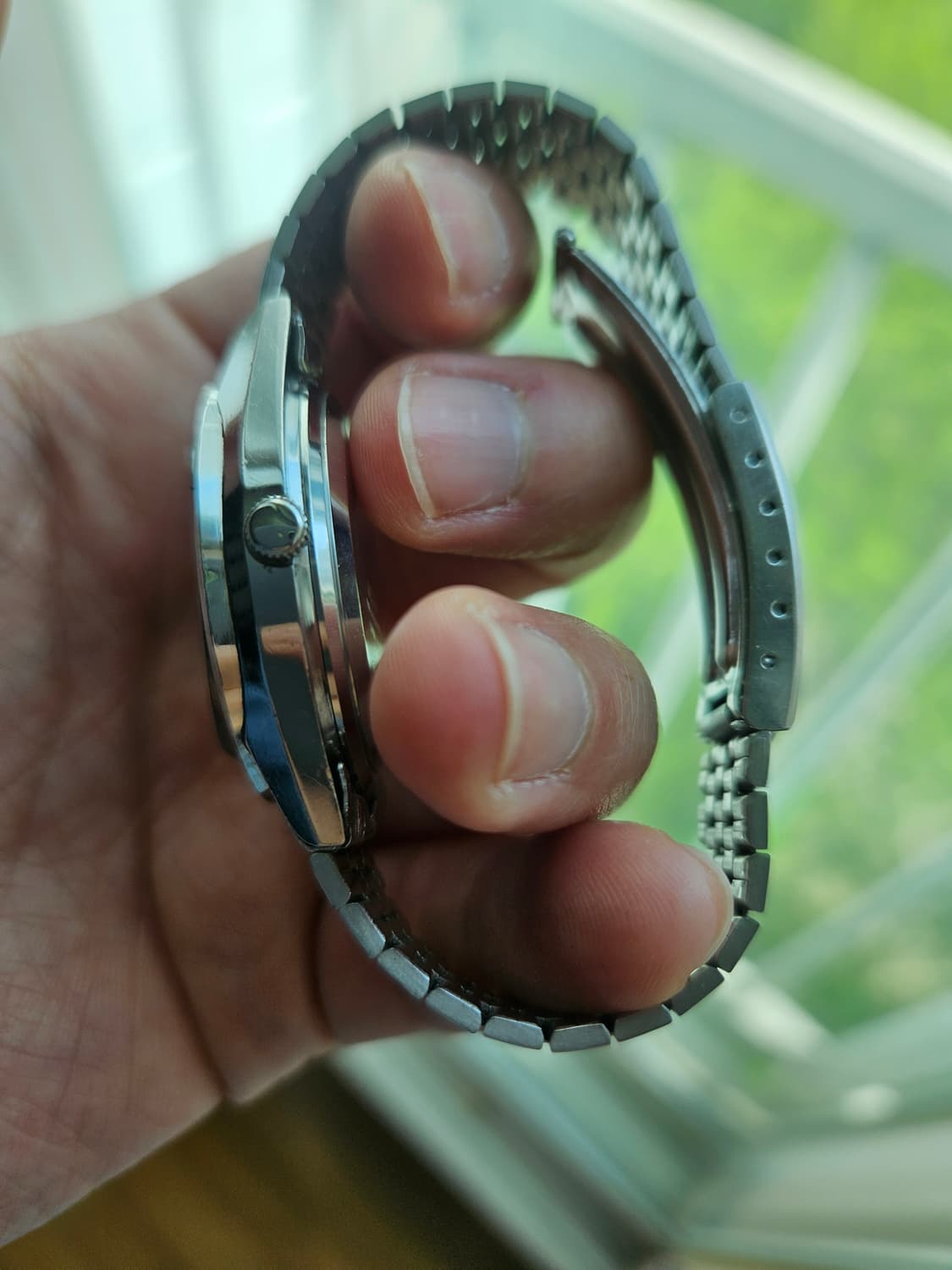 1978s 세이코 타입2 각유리 쿼츠 빈티지 시계 상품이미지3