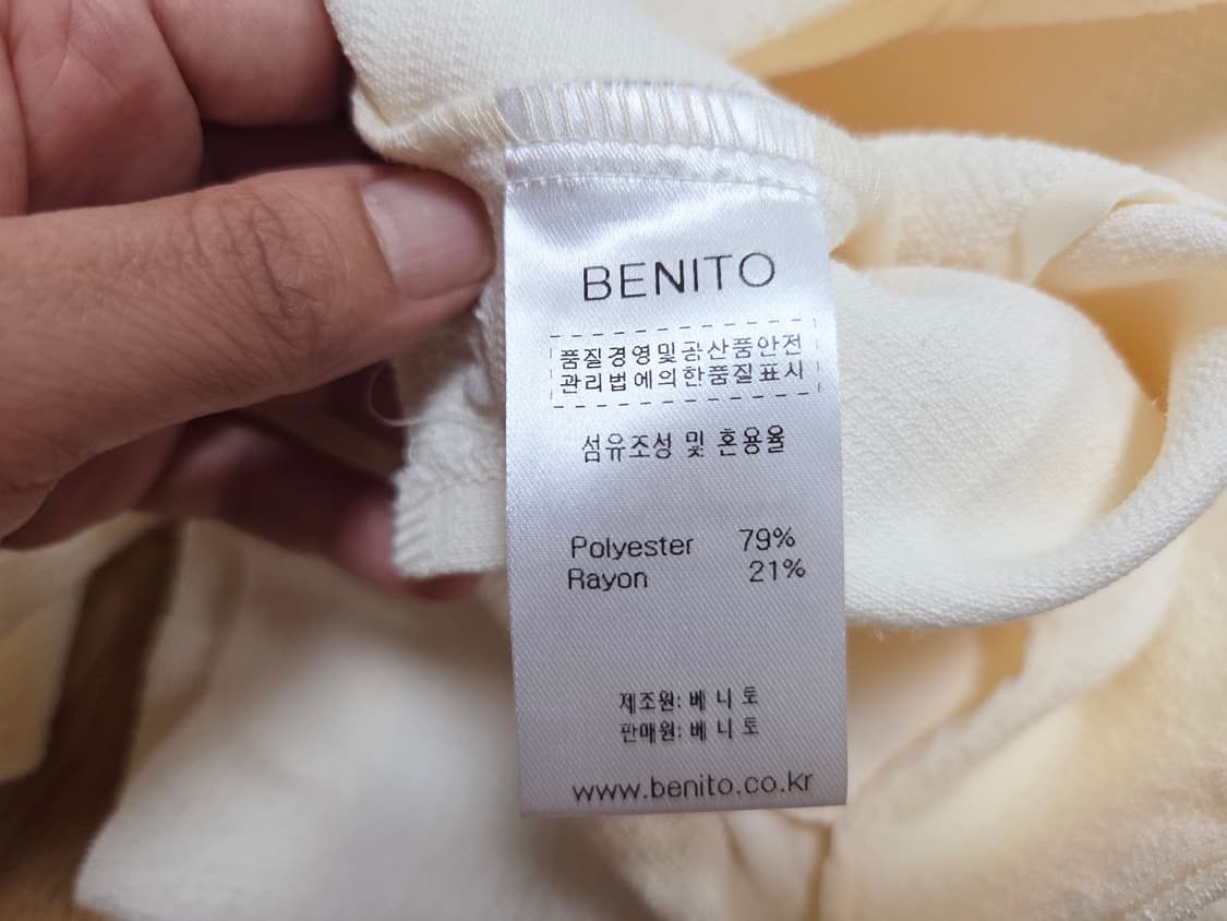 베니토(BENITO) 로아 스퀘어넥 반소매자켓 55-66 새상품 상품이미지10