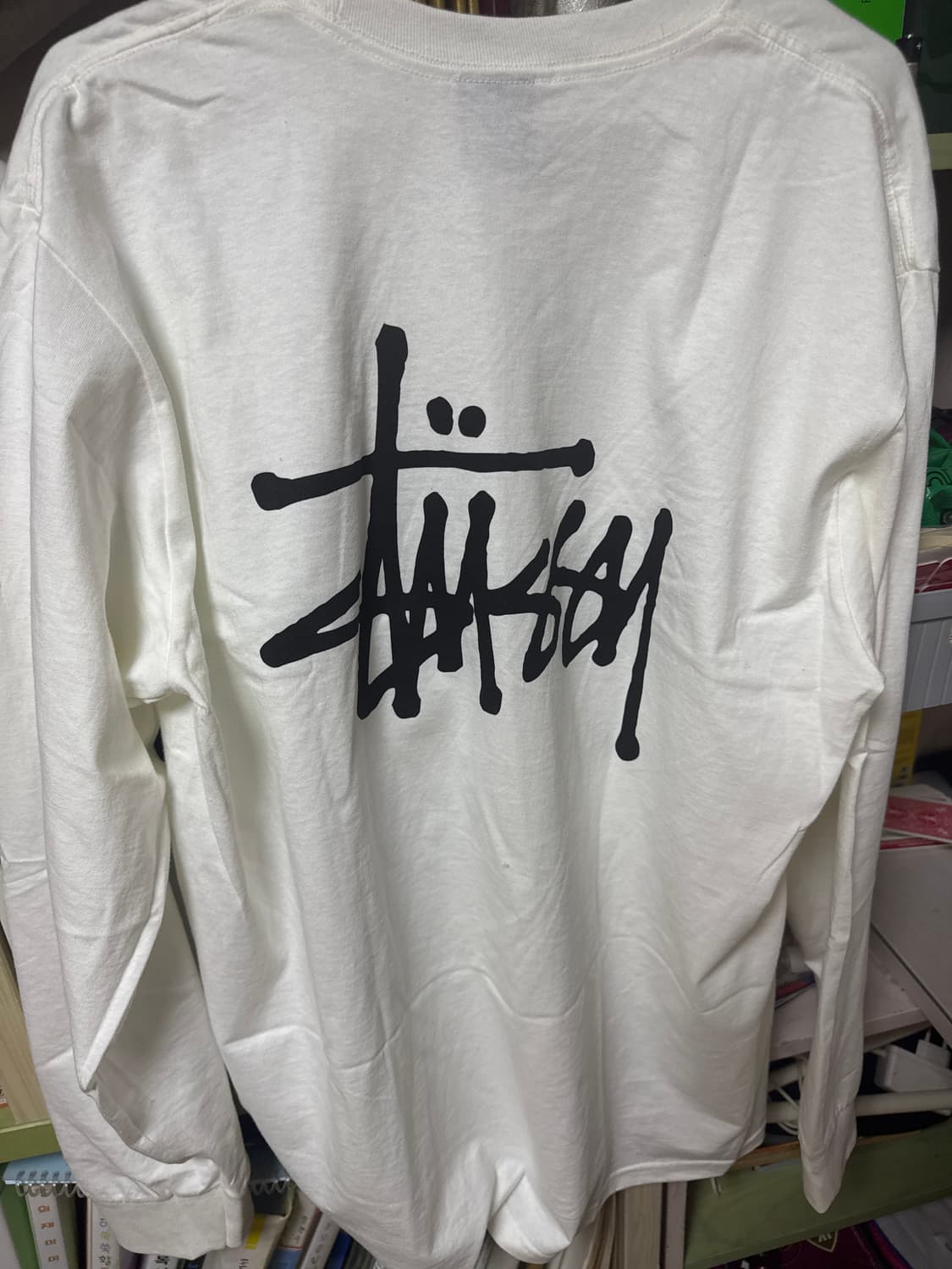 스투시 베이직 롱슬리브 티셔츠 화이트 L 상품이미지2