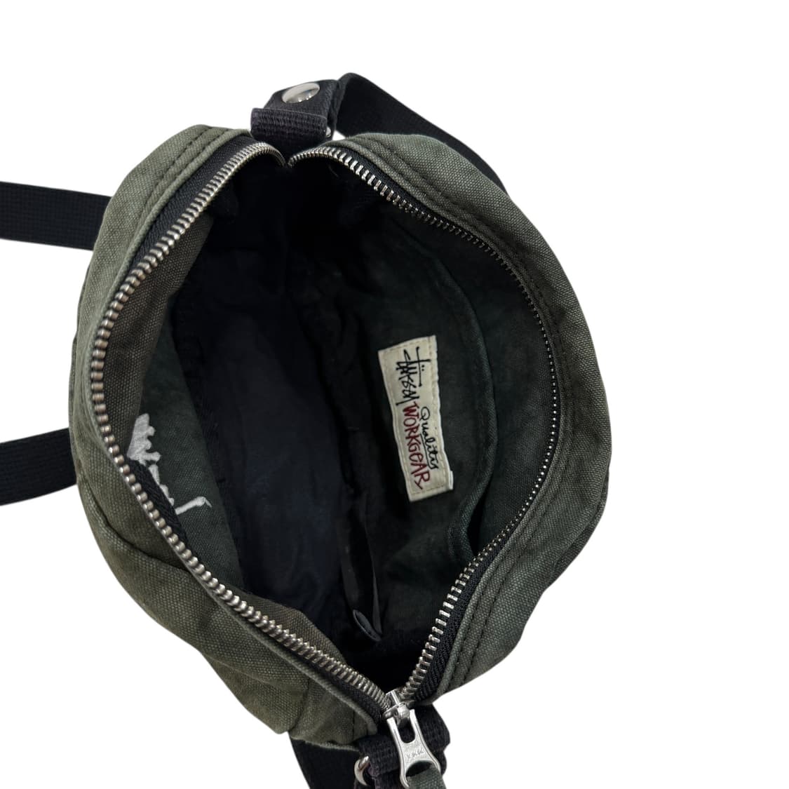스투시 캔버스 사이드 파우치 워시드 크로스백 가방 상품이미지4