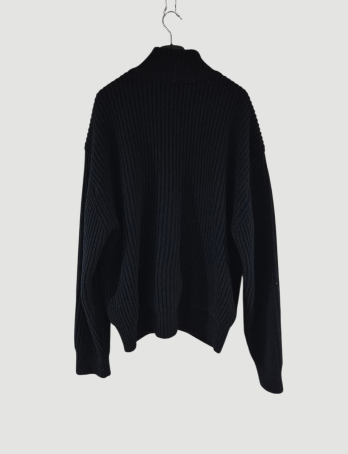 아모멘토 23F/W 울 니트 집업 상품이미지3