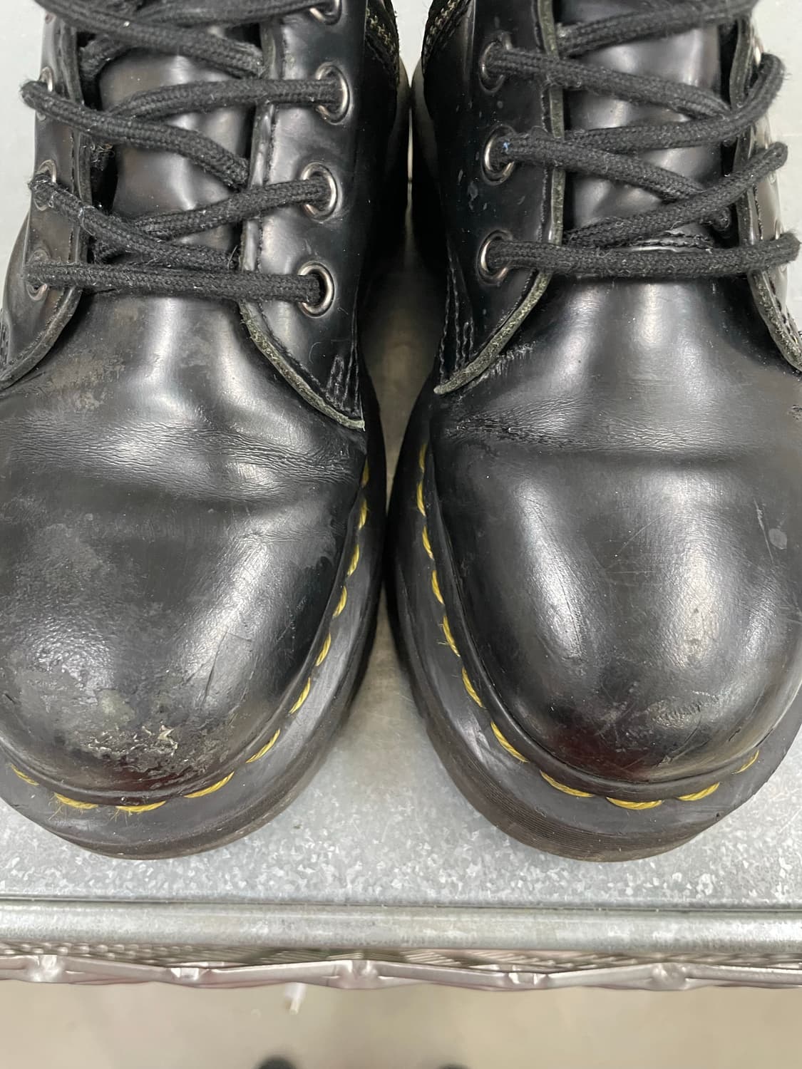 닥터마틴 제이든 하이 부츠 블랙 uk3 상품이미지7