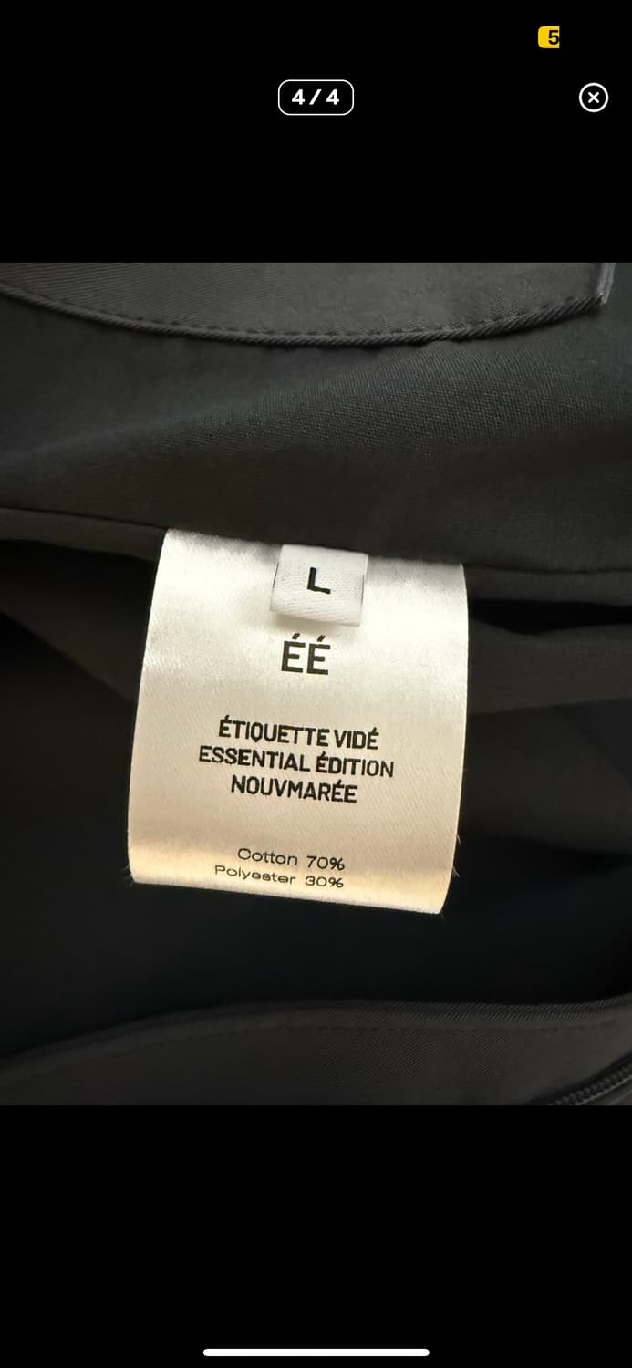 EE DOUBLE ZIP HARRINGTON JACKET GREY L 상품이미지5