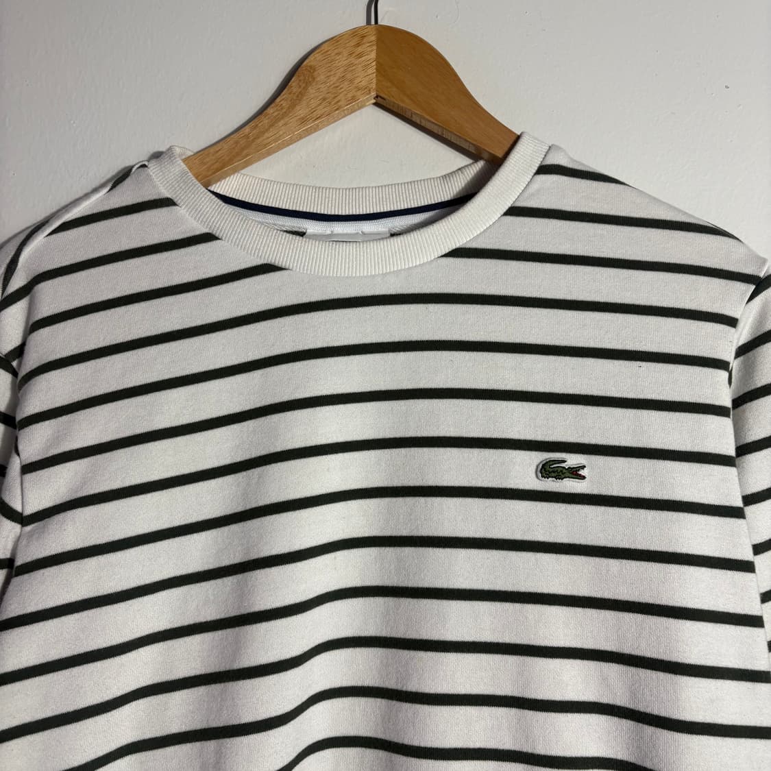 라코스테 스트라이프 맨투맨 스웨트셔츠 (무료배송) 상품이미지2