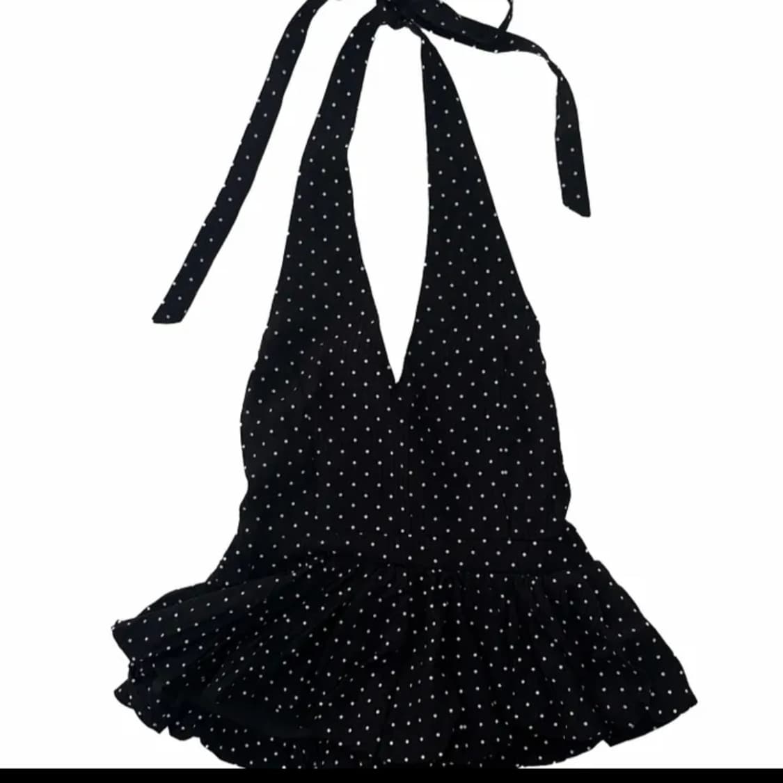 도트 홀터넥 탑 상품이미지1