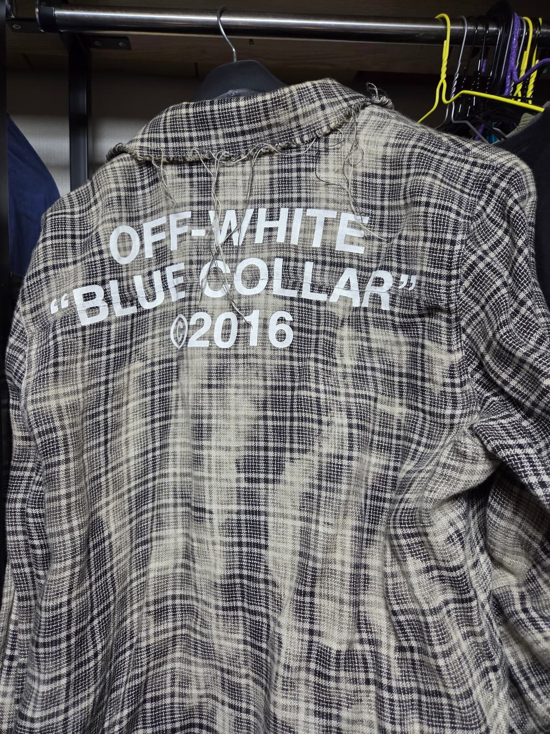 [M] 오프화이트 린넨 셔츠 자켓 BLUE COLLAR 상품이미지3