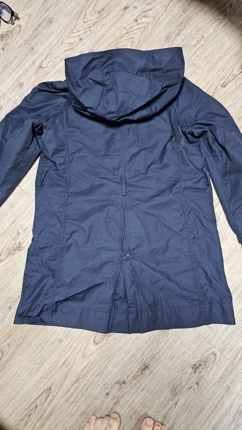 몽클레어 여성 트렌치 코트 네이비 3호 상품이미지2