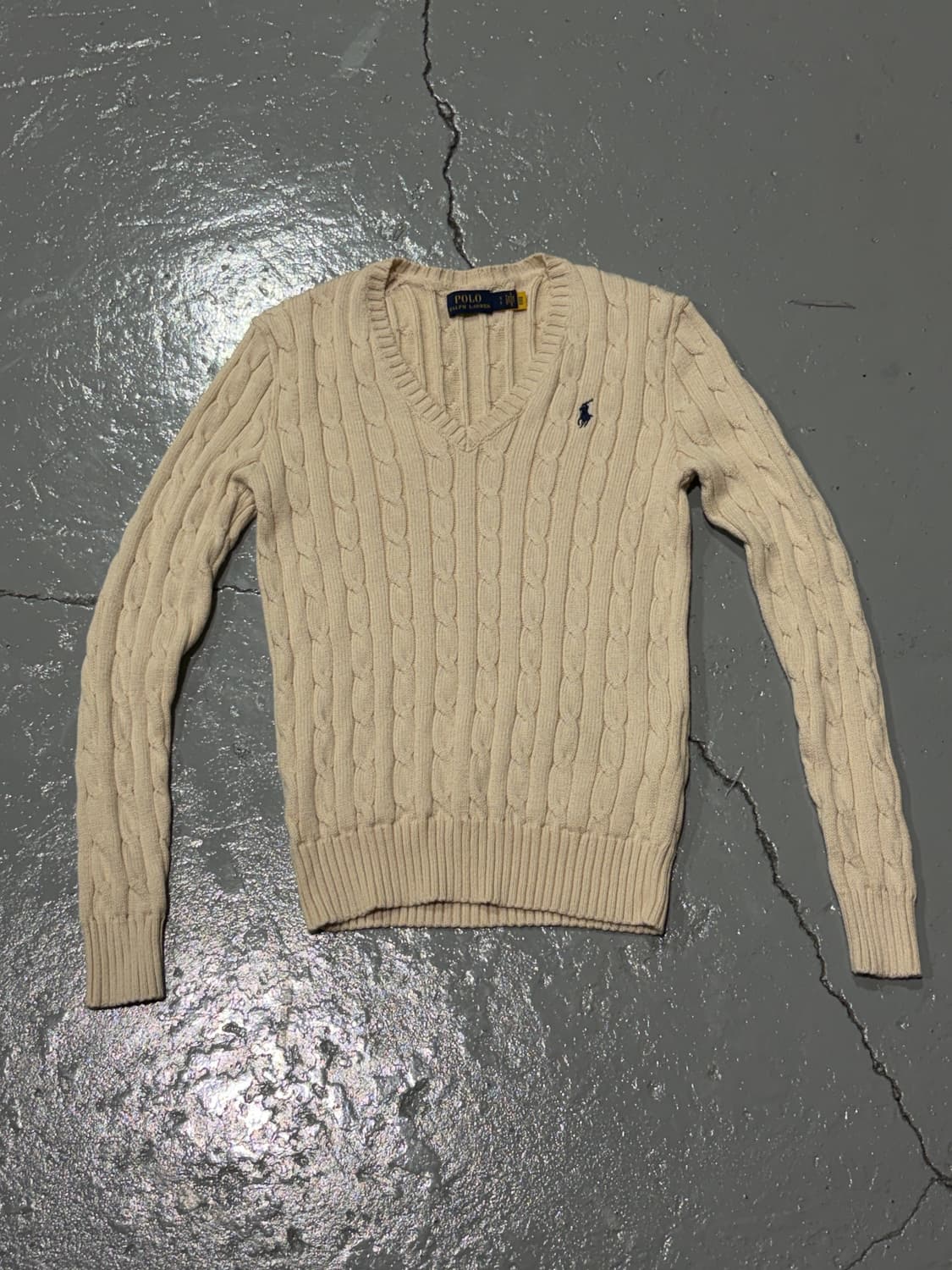 폴로랄프로렌(Polo Ralph Lauren)케이블 브이넥 니트 상품이미지1