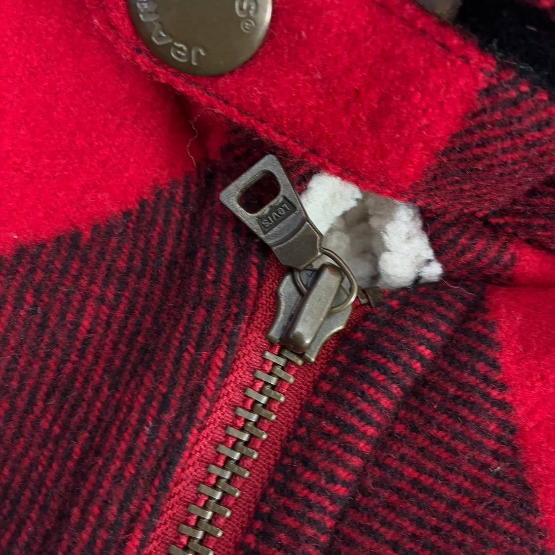 Levi's 리바이스 레드탭 타탄 체커보거 쉐르파 트러커 자켓 상품이미지6