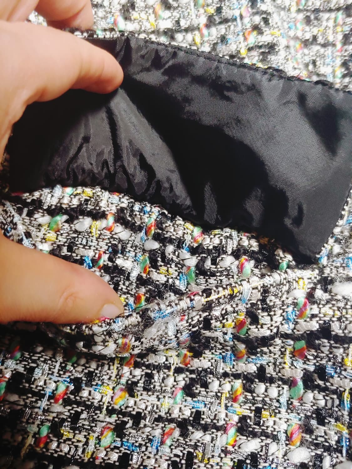 멀티컬러 트위드 재킷 77  상품이미지5