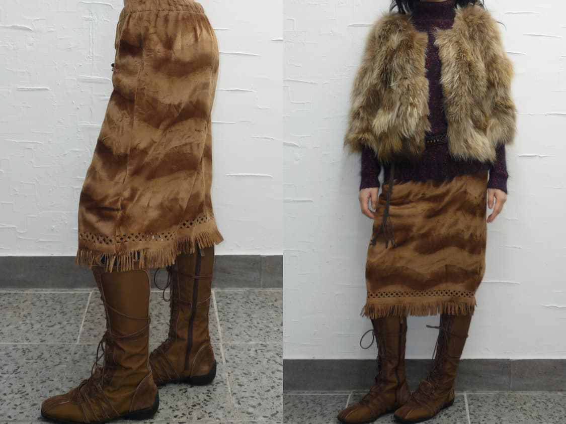 Hippie brown skirt 상품이미지2