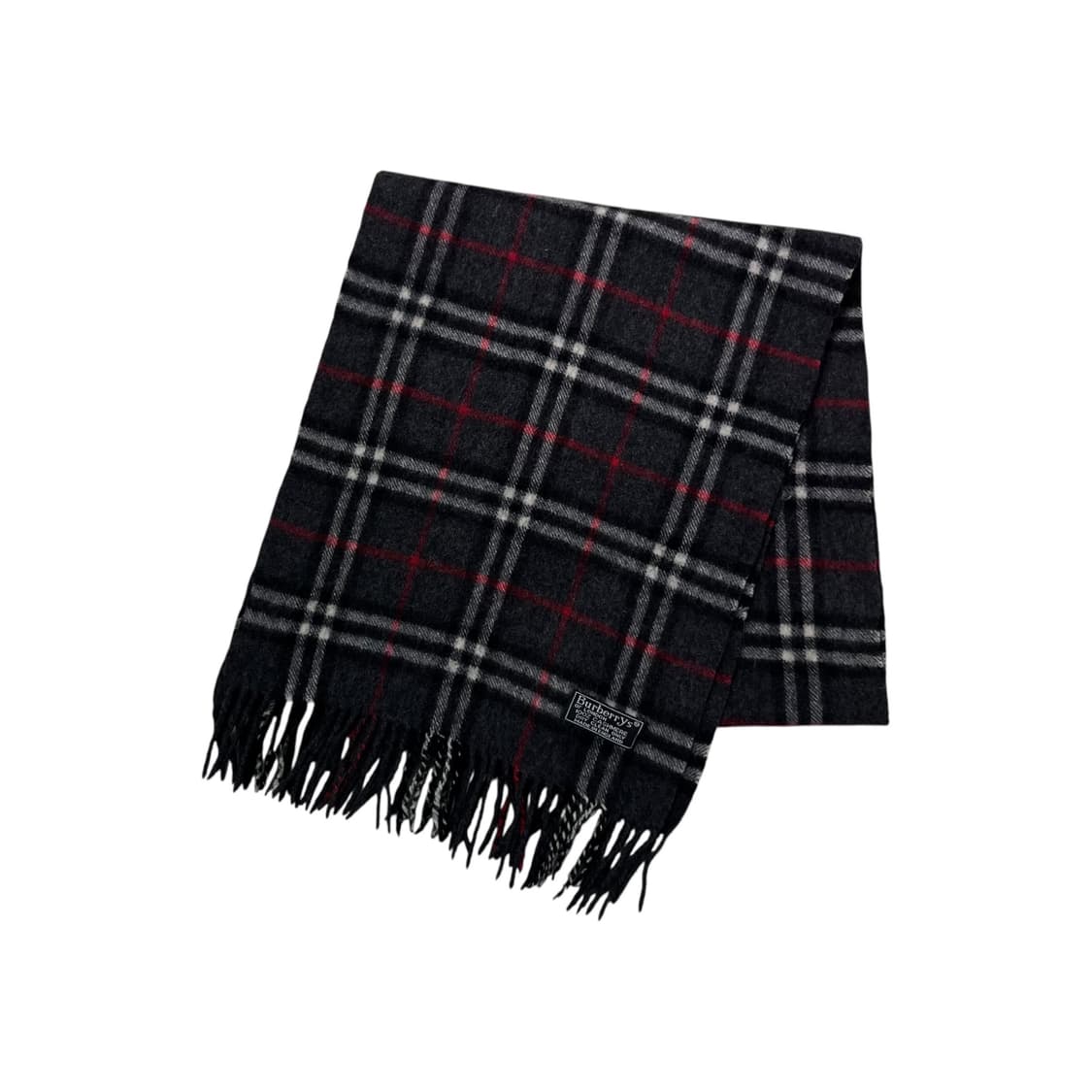 버버리 노바체크 차콜 캐시미어 머플러 상품이미지1